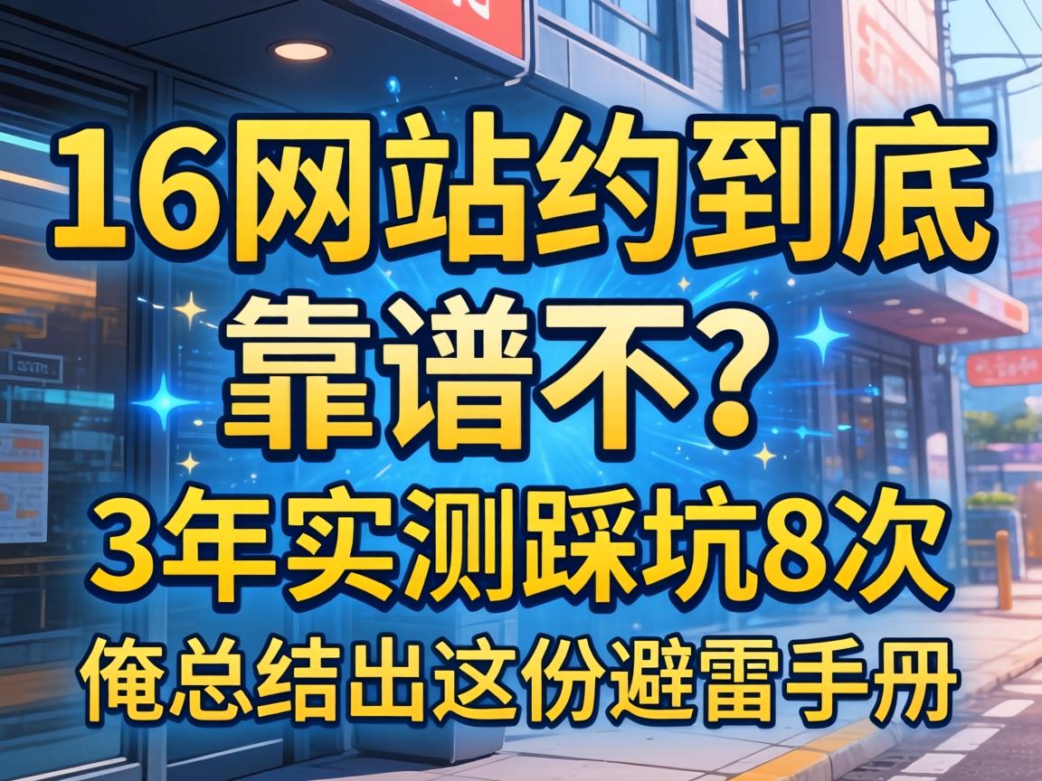 16网站约到底靠谱不?3年实测踩坑8次,俺总结出这份避雷手册