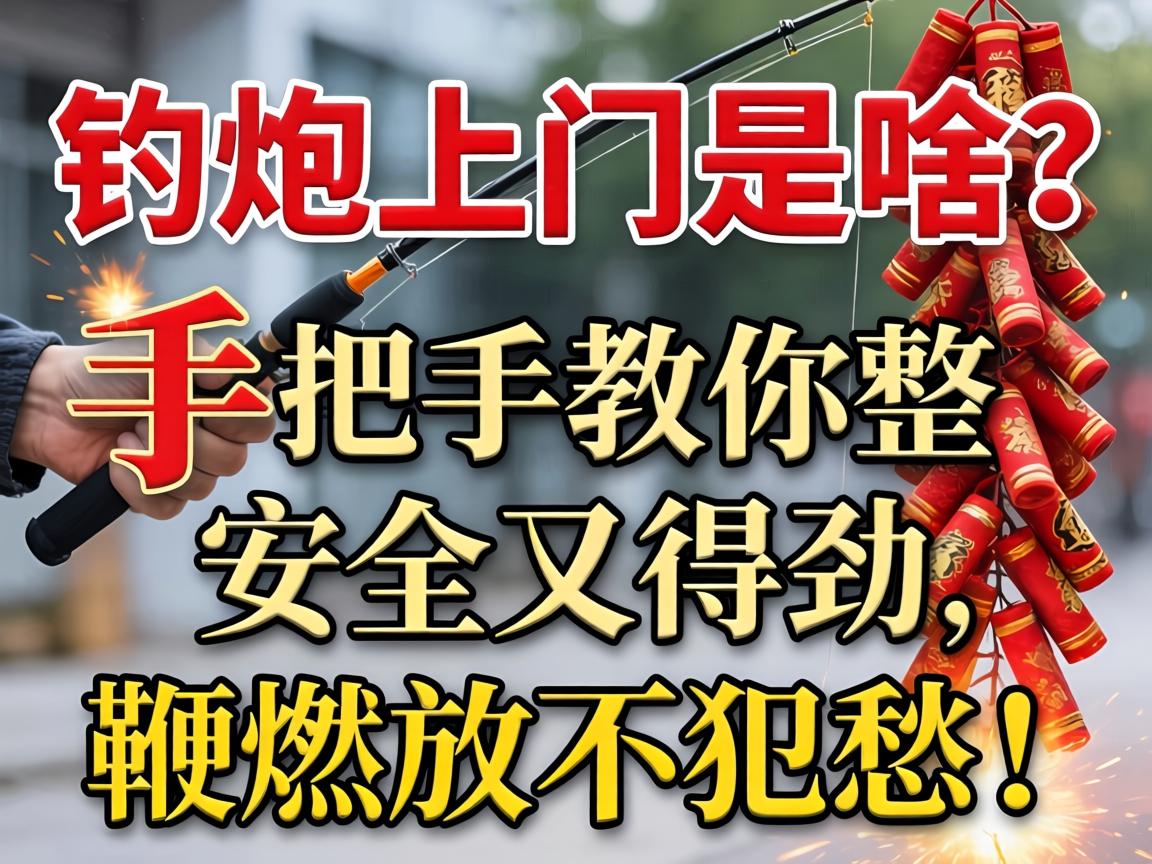 钓炮上门是啥？手把手教你整，安全又得劲，鞭炮燃放不犯愁！