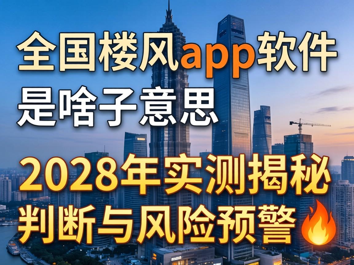 ȫ��¥��app������ɶ����˼��2028��ʵ�������Σ��Ԥ��?