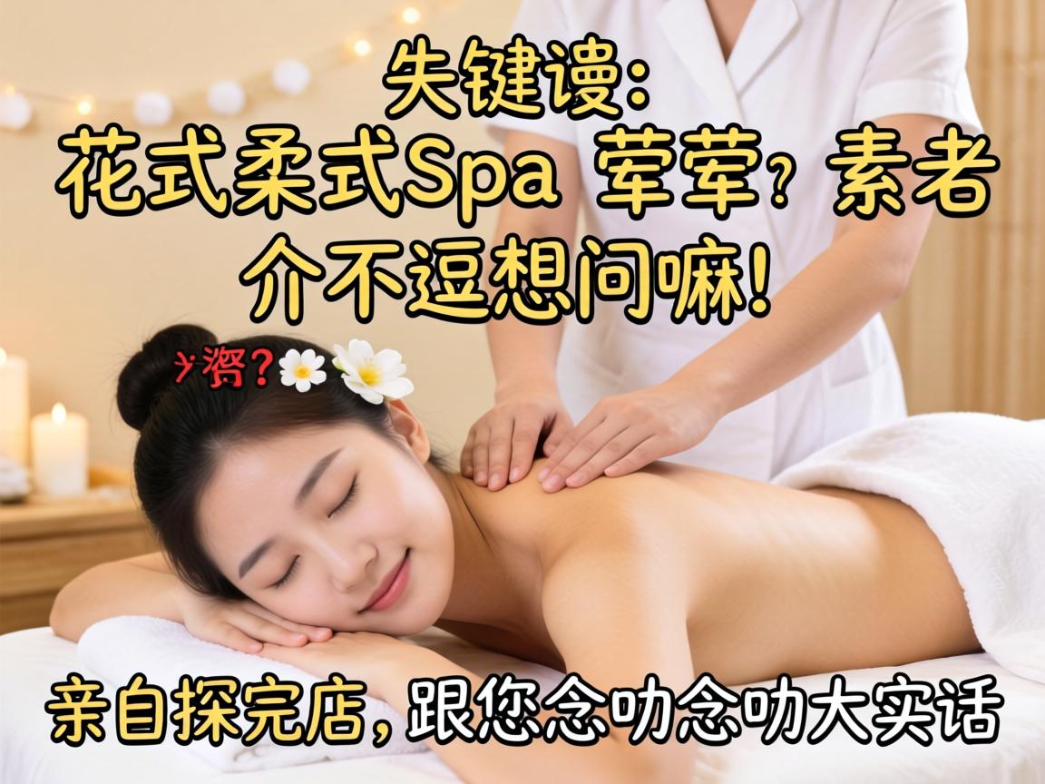 花式柔式spa是荤的还是素的？介不逗想问嘛！亲自探完店，跟您念叨念叨大实话