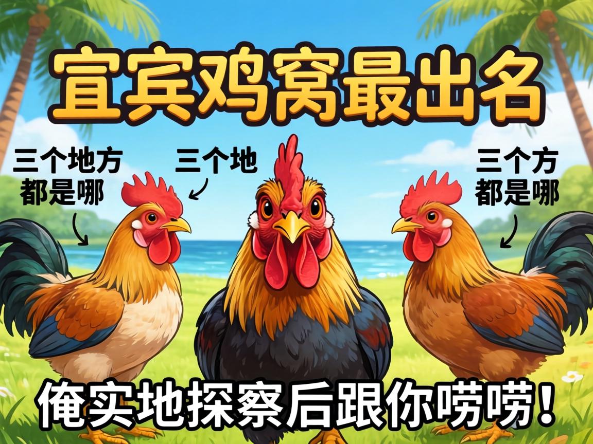 宜宾鸡窝最出名三个地方都是哪？俺实地探访后跟你唠唠！