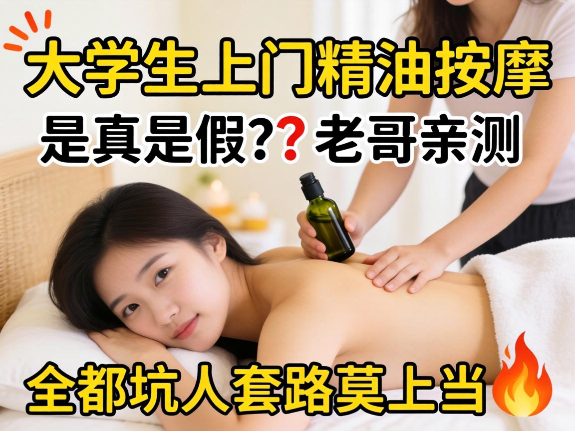 女大学生上门精油按摩是真是假❓老哥亲测，全是坑人套路莫上当?