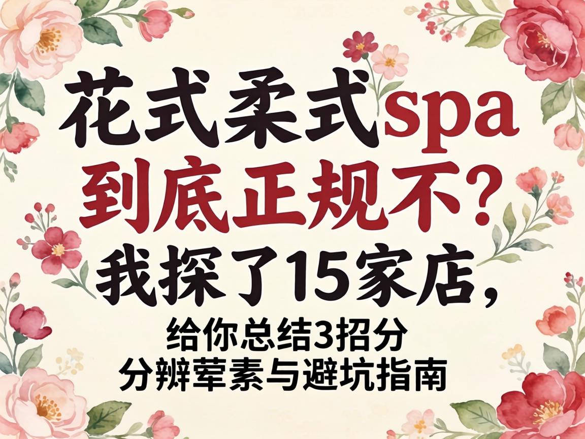 ��ʽ��ʽspa�������治����̽��15�ҵ��������ܽ�3�����ֻ�����ܿ�ָ��