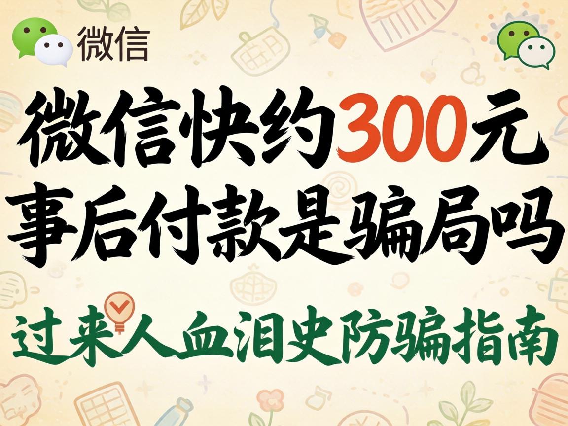 ΢ÐÅ¿ìÔ¼300Ԫʺ󸶿îÊÇÆ¾ÖÂð ¹ýÀ´ÈËѪÀáÊ··ÀÆÖ¸ÄÏ