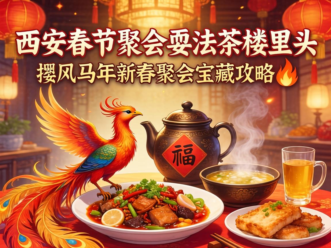 西安春节聚会耍法茶楼里头摆凤凰马年新春聚会宝藏攻略?
