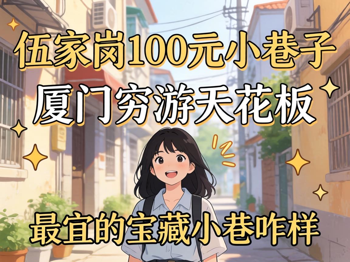 伍家岗100元小巷子 厦门穷游天花板 最自制的宝藏小巷咋样