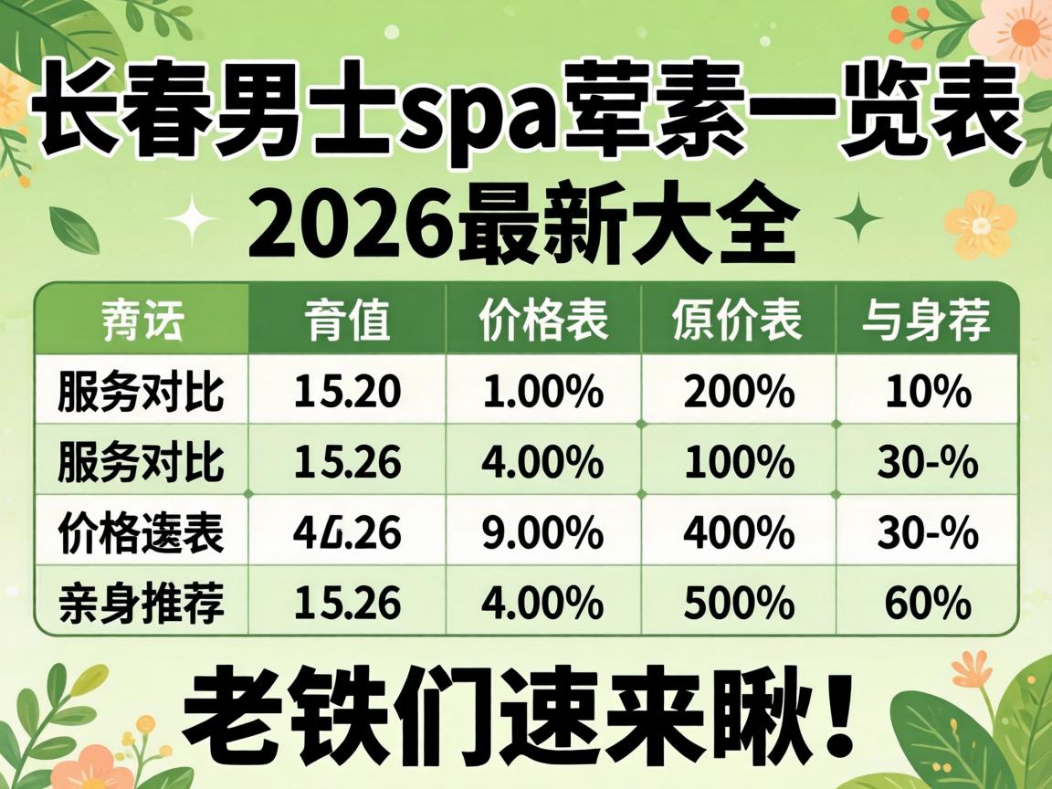 ������ʿspa����һ����2026���´�ȫ��Ч�ͱ��ա��۸���������Ƽ���������������