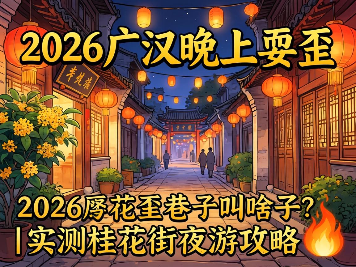 2026广汉晚上耍歪的巷子叫啥子？？| 实测桂花街夜游攻略?