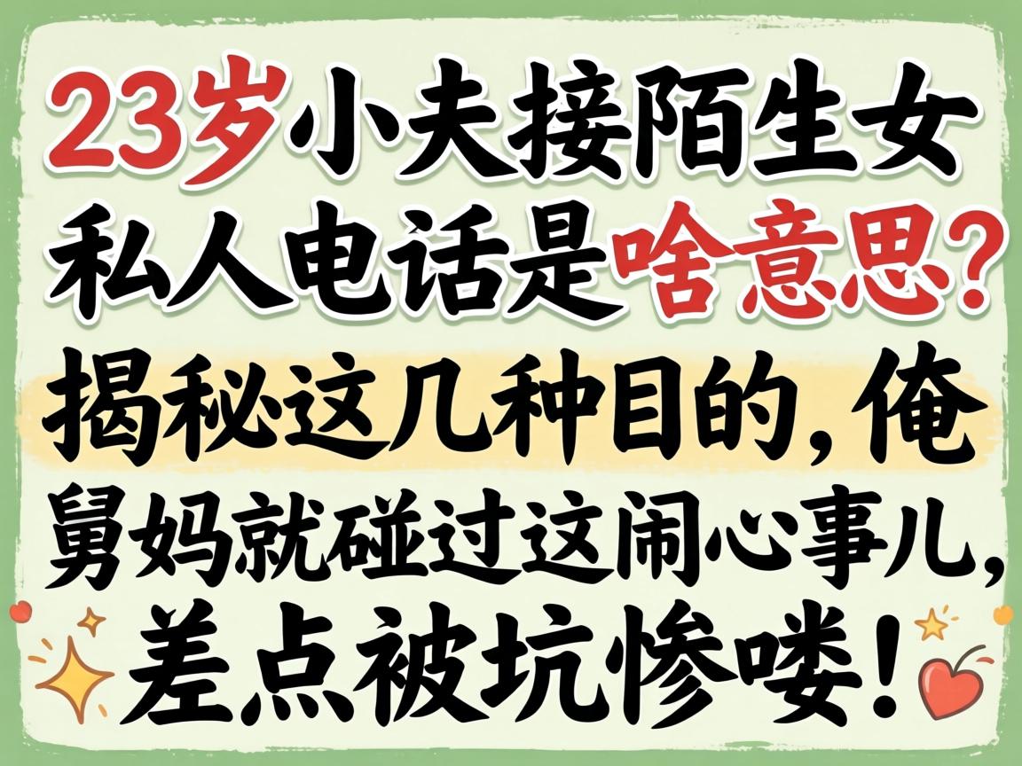 23��С���İ��Ů˽�˵绰��ɶ��˼�������⼸��Ŀ����������������������¶�����㱻�Ӳ�ඣ�