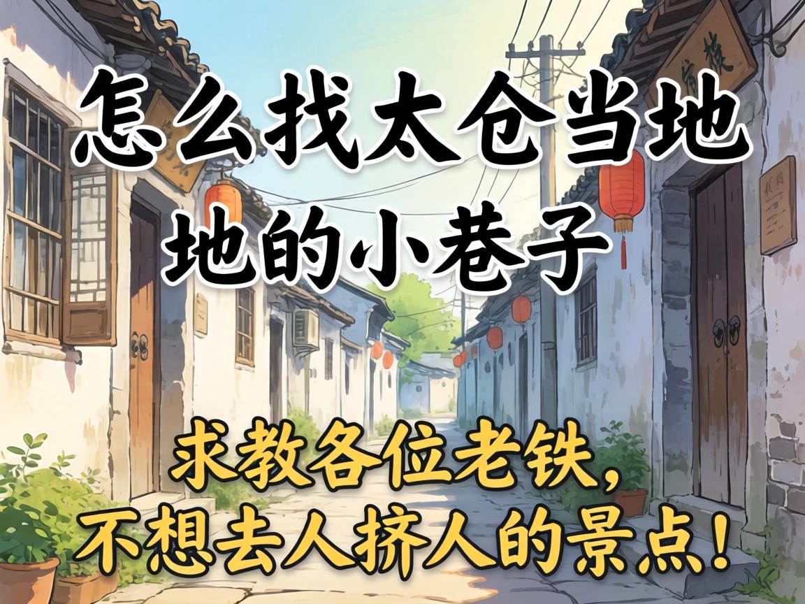 怎么找太仓外地的小巷子？？？？讨教列位老铁，，，，，不想去人挤人的景点！
