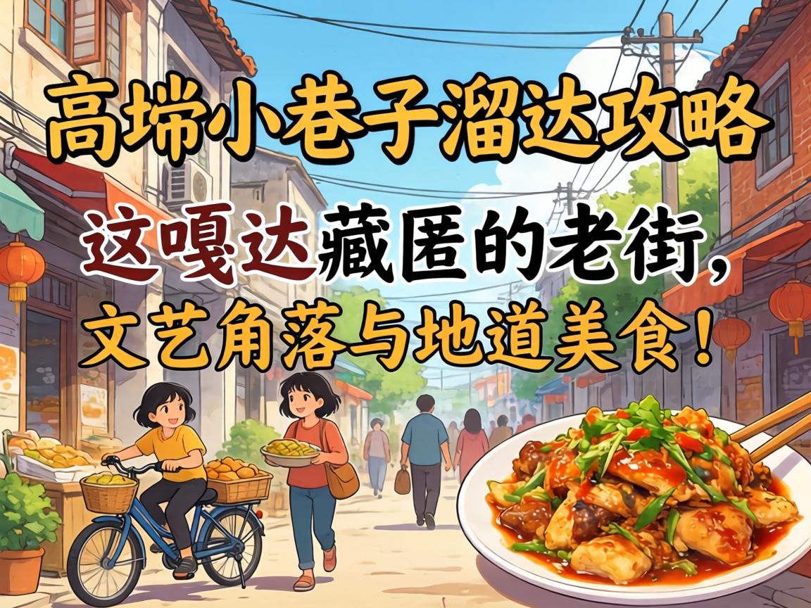 高埗小巷子溜达攻略：这嘎达隐藏的老街、文艺角落与隧道鲜味！