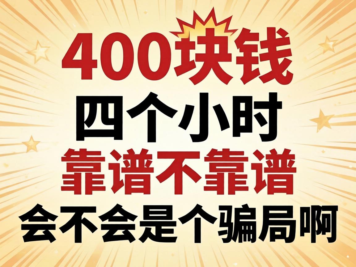 400��Ǯ�ĸ�СʱЧ�Ϳ��ײ��������᲻���Ǹ�ƭ�ְ���