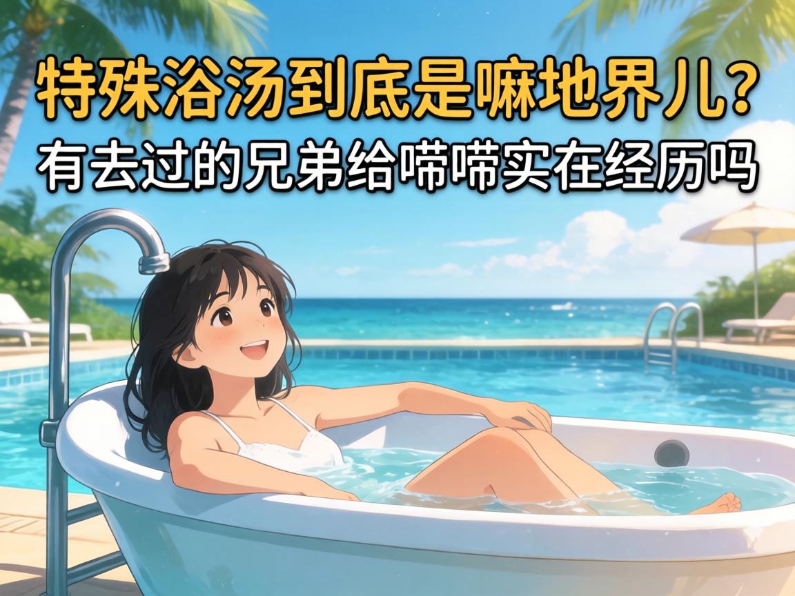 特殊浴场到底是嘛地界儿?有去过的兄弟给唠唠实在经历吗?