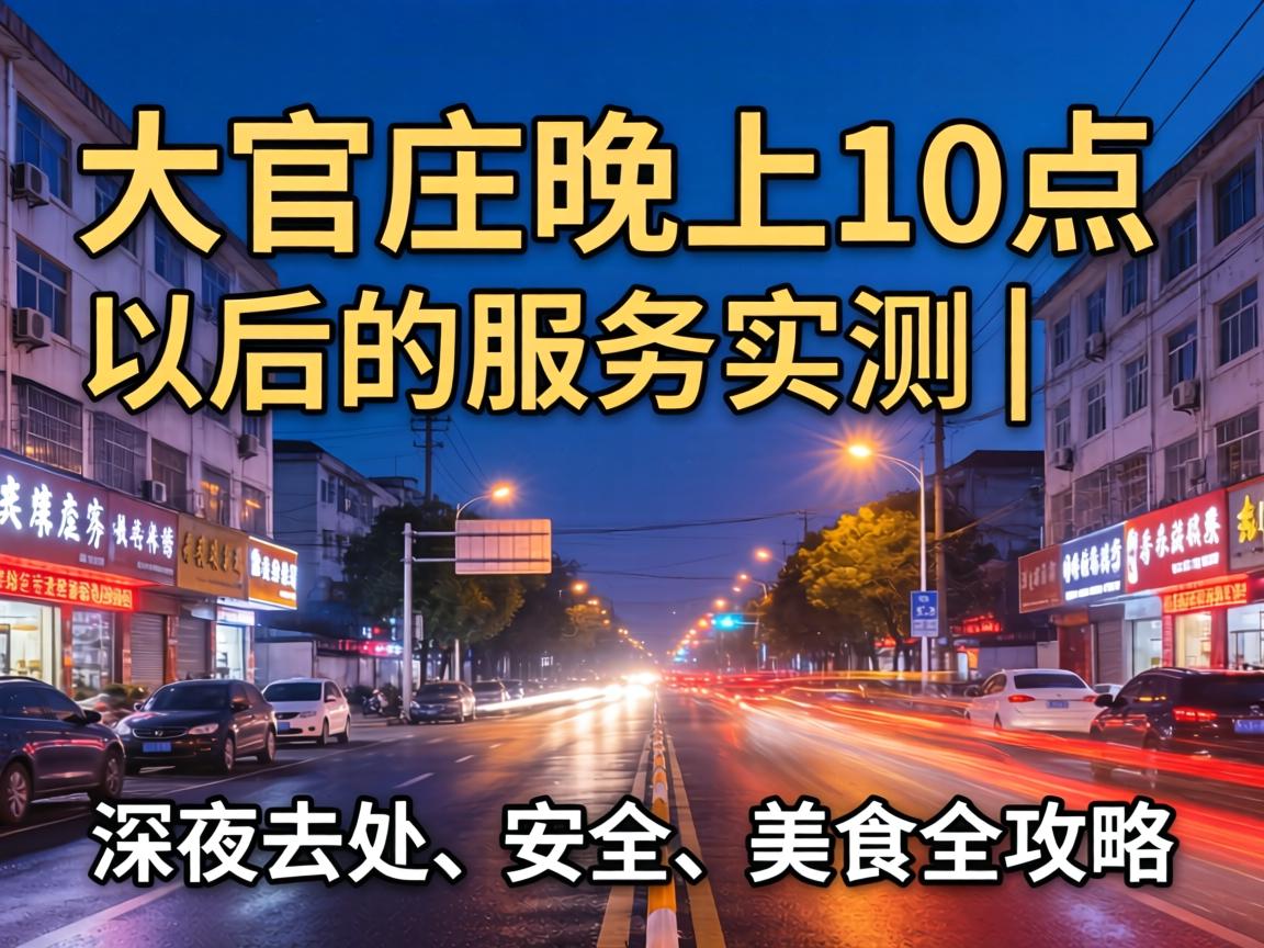 ´ó¹ÙׯÍíÉÏ10µãÒÔºóµÄЧÀÍʵ²â | Éîҹȥ´¦¡¢Äþ¾²¡¢ÃÀʳȫ¹¥ÂÔ