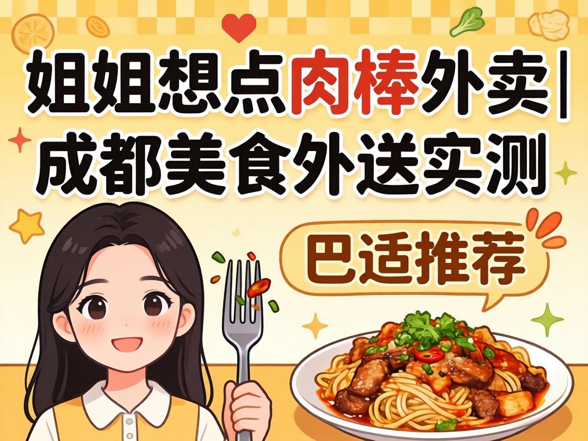 姐姐想点肉棒外卖|成都美食外送实测|巴适推荐
