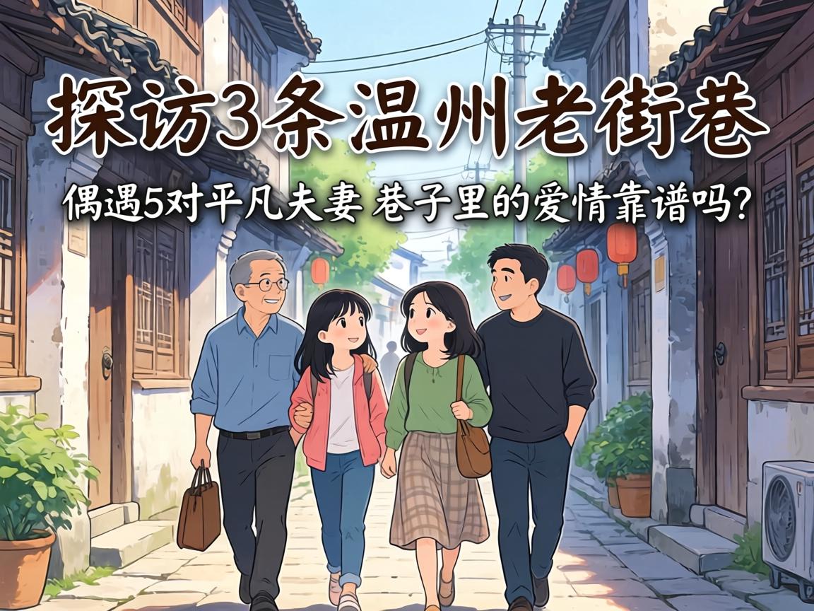 探访3条温州老街巷，偶遇5对平凡夫妻，巷子里的爱情靠谱吗？