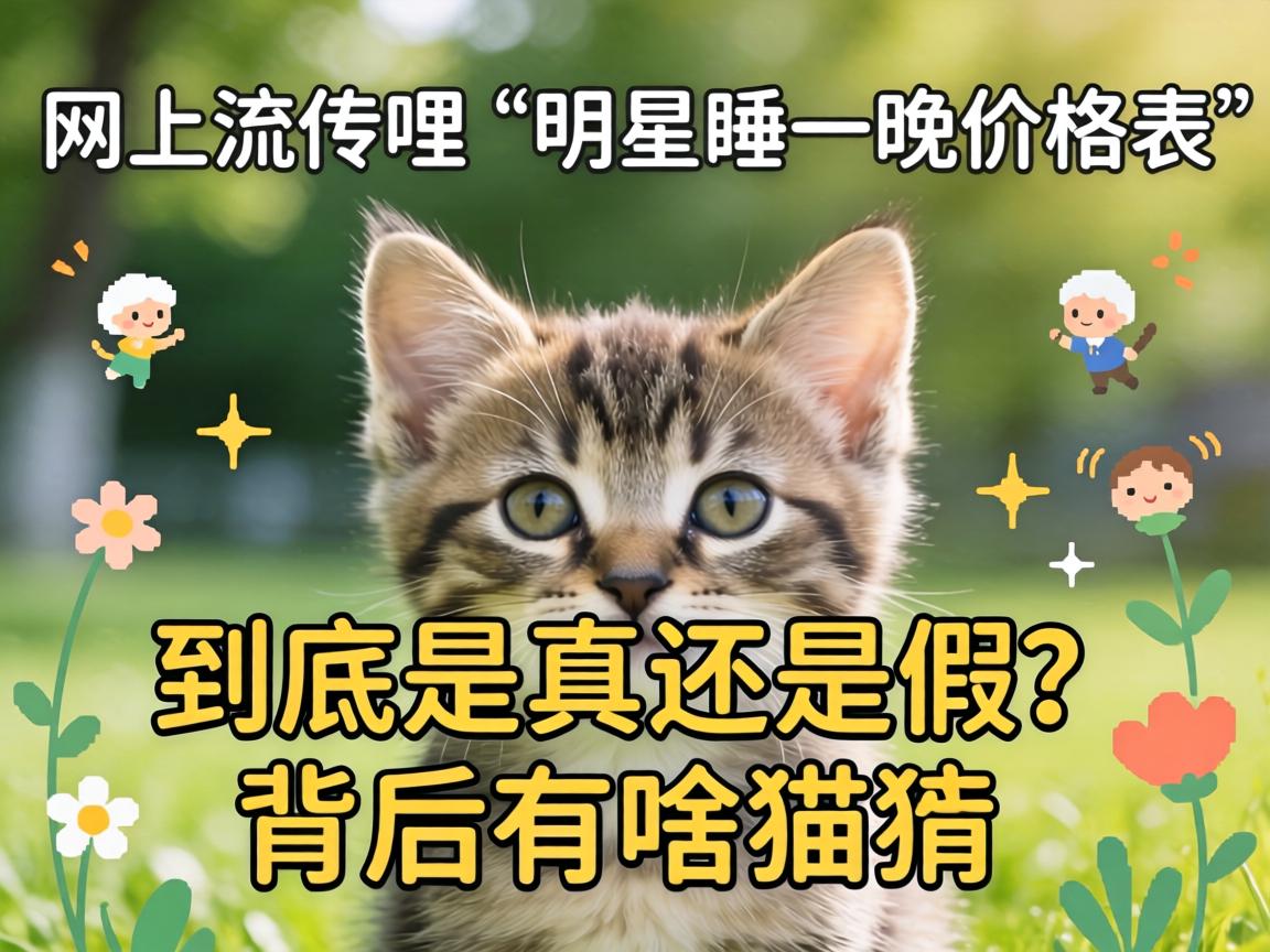 网上流传哩“明星睡一晚价格表”到底是真还是假？背后有啥猫腻？