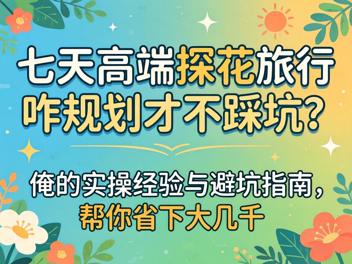 七天高端探花旅行咋规划才不踩坑？, 俺的实操经验与避坑指南，帮你省下大几千