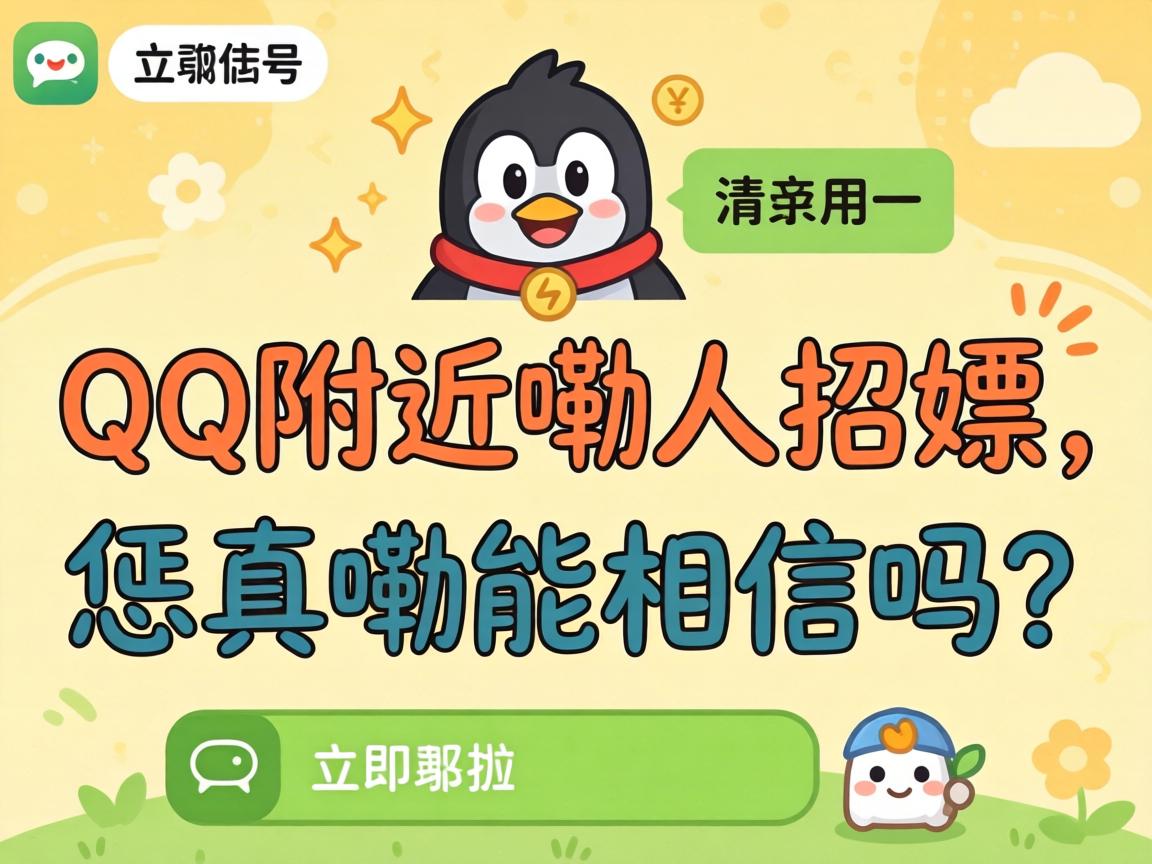 QQ周围嘞人招嫖，，，，，恁真嘞能相信吗？？