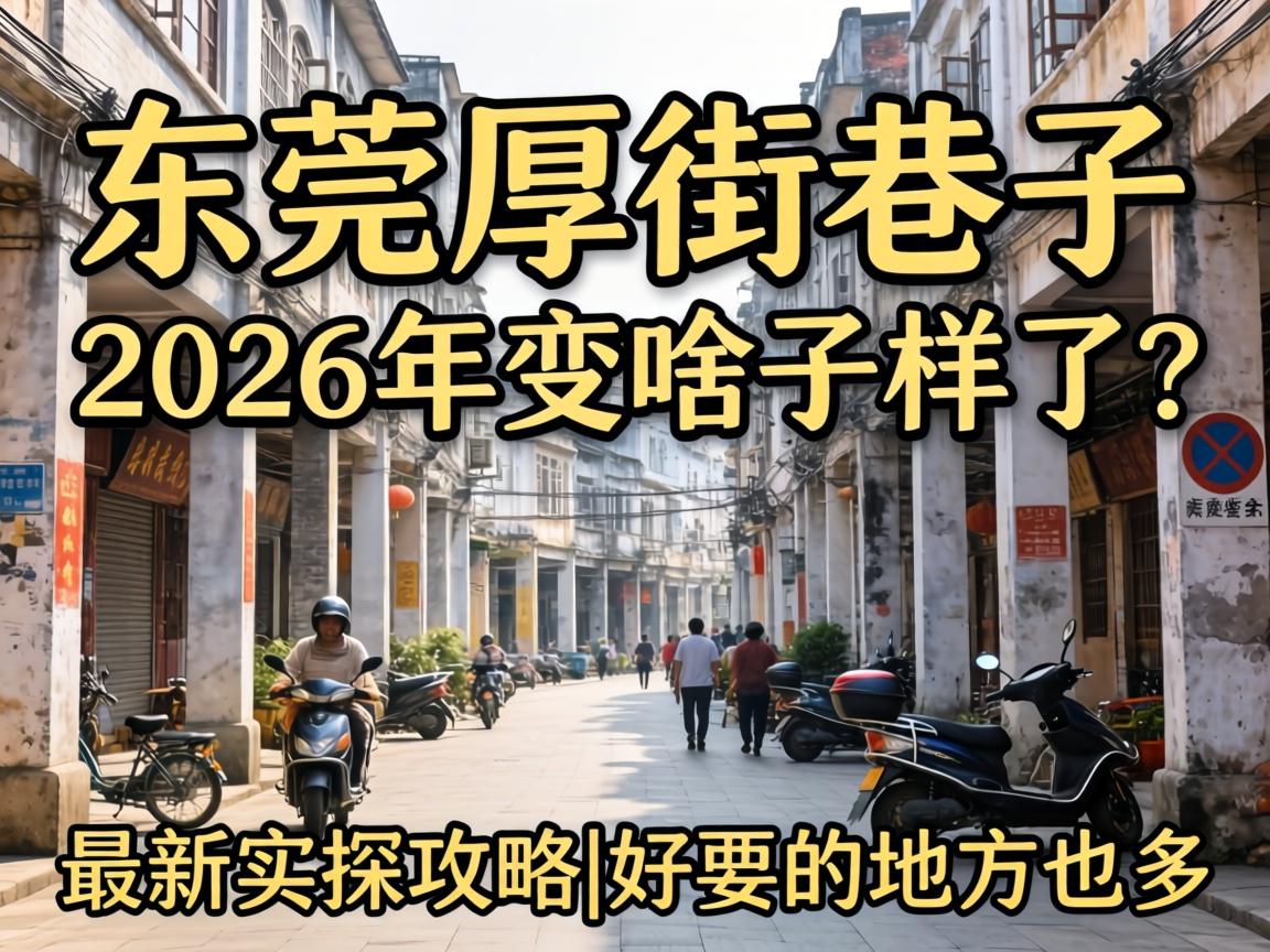东莞厚街巷子2026年变啥子样了？？？最新实探攻略|好耍的地方也多