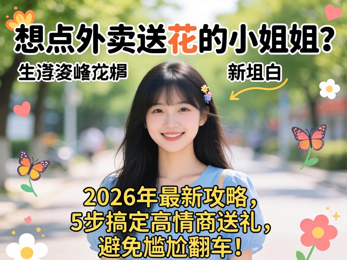 想点外卖送花的小姐姐？？？2026年最新攻略，，，5步搞定高情商送礼，，，阻止尴尬翻车！