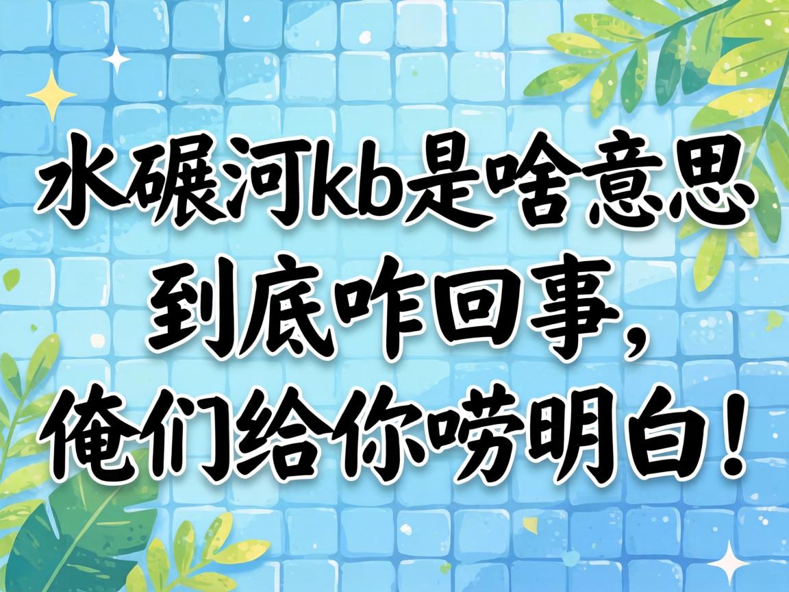 ˮ���kb��ɶ��˼������զ���������Ǹ��������ף�