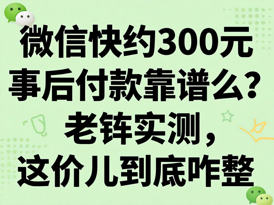 ΢�ſ�Լ300Ԫ�º󸶿��ô������ʵ������۶�����զ����