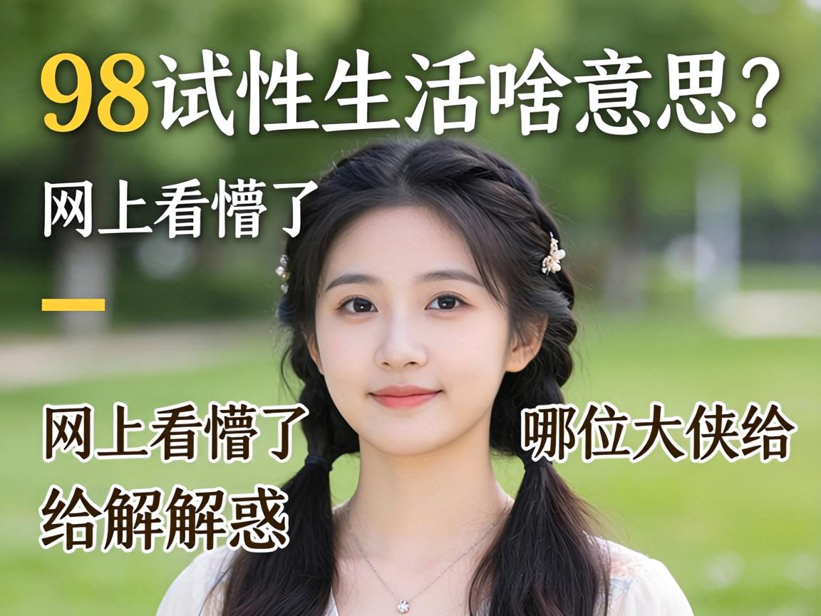 96试性生活啥意思？网上看懵了，哪位大侠给解解惑？