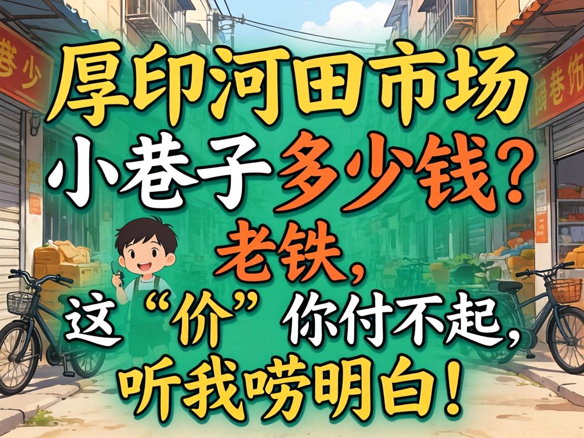 厚街河田市场小巷子几多钱？？？？老铁，，，，，这“价”你付不起，，，，，听我唠明确！