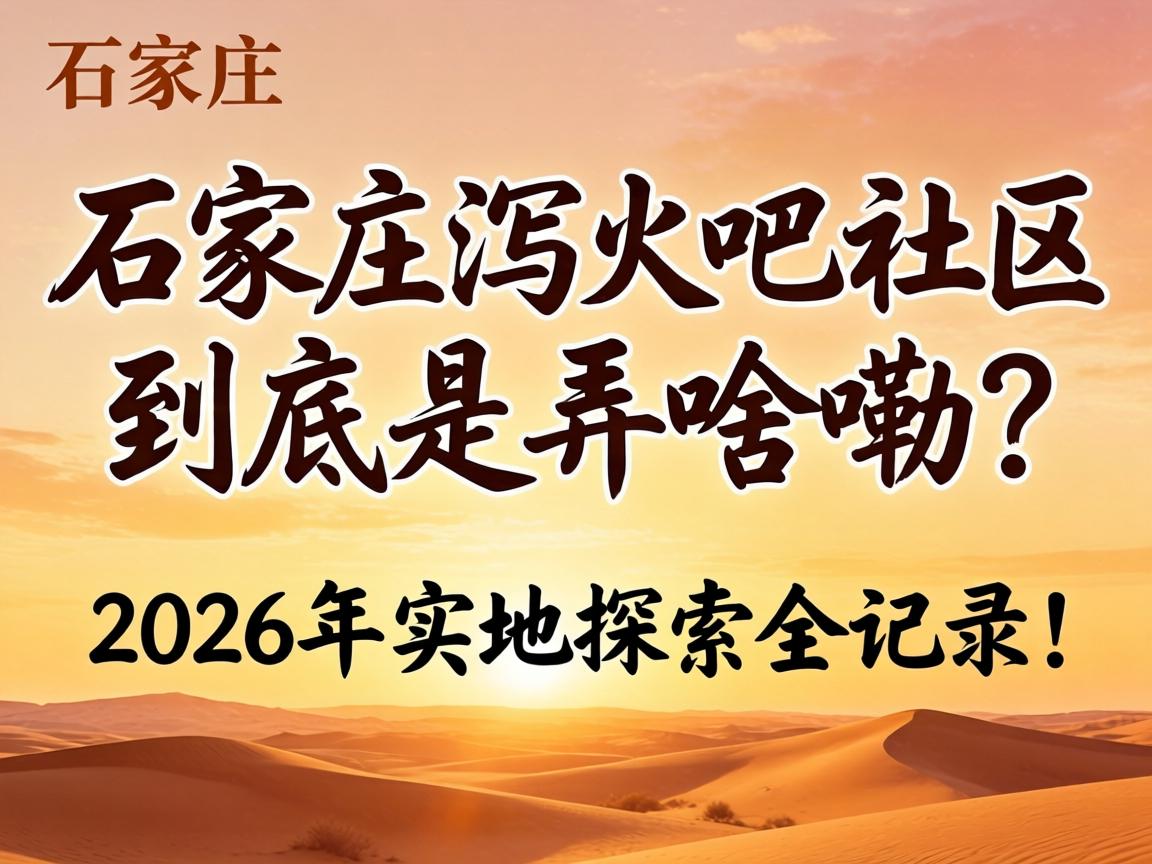 ʯ��ׯ-к�������������Ūɶ����2026��ʵ��̽��ȫ��¼��