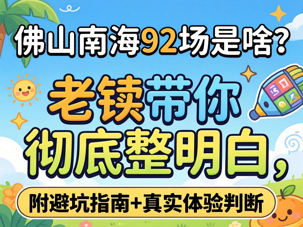 佛山南海92场是啥？？老铁带你彻底整明确，，，，附避坑指南+真实体验