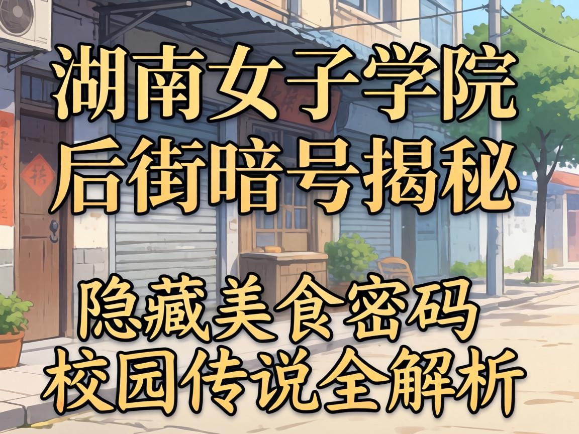 ºþÄÏÅ®×ÓѧԺºó½ÖÆìºÅ½ÒÃØ£ºÒþ²ØµÄÃÀʳÃÜÂëÓëУ԰´«ËµÈ«½âÎö