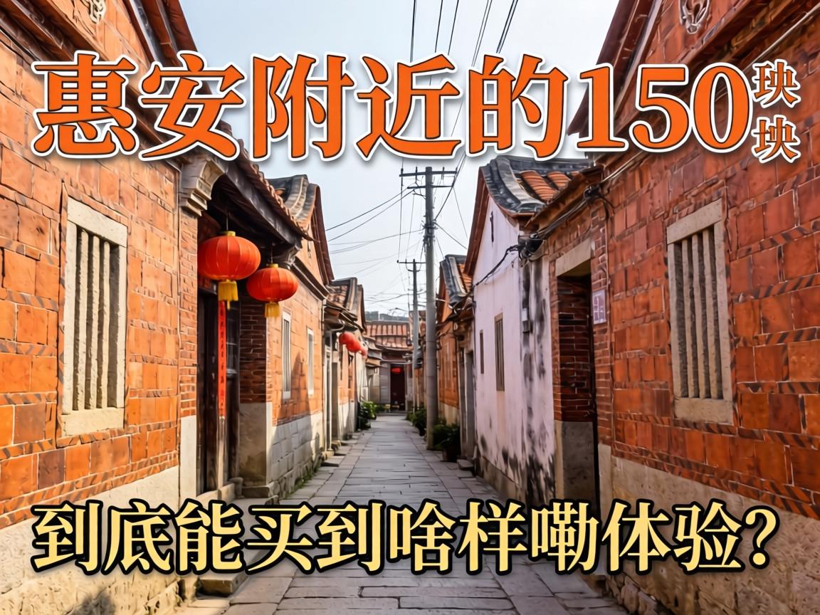 惠安周围的150块的小巷，，，，究竟能买到啥样嘞体验？？？