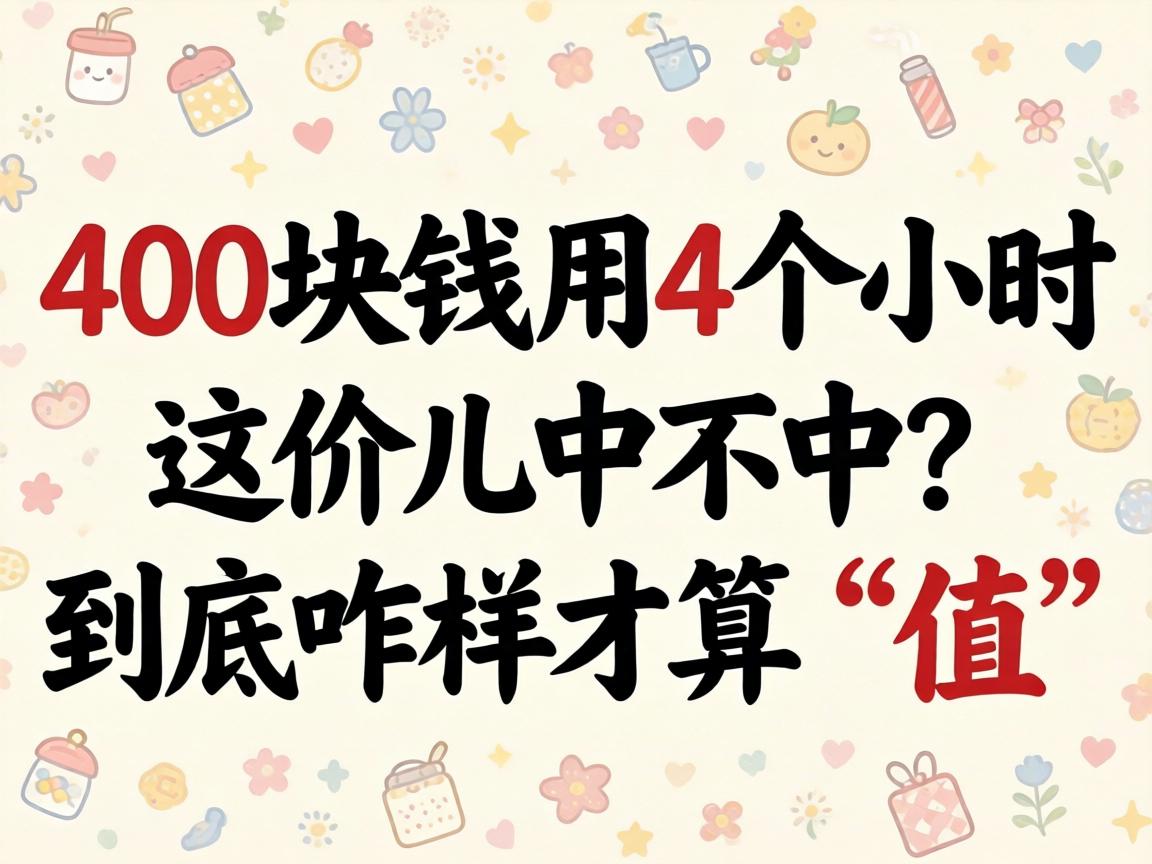 400��Ǯ��4��Сʱ����۶��в���������զ�����㡰ֵ����