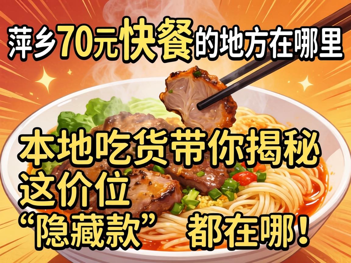 萍乡70元快餐的地方在哪里？本地吃货带你揭秘这价位的“隐藏款”都在哪！