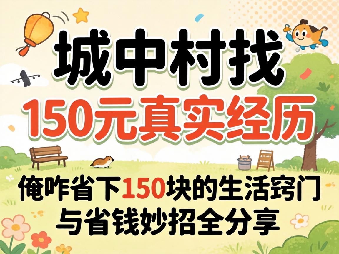 ³ÇÖдåÕÒµÄ150ÔªÕæÊµ¾Àú£º°³Õ¦Ê¡ÏÂ150¿éµÄÉú»îÇÏÃÅÓëʡǮÃîÕÐÈ«·ÖÏí