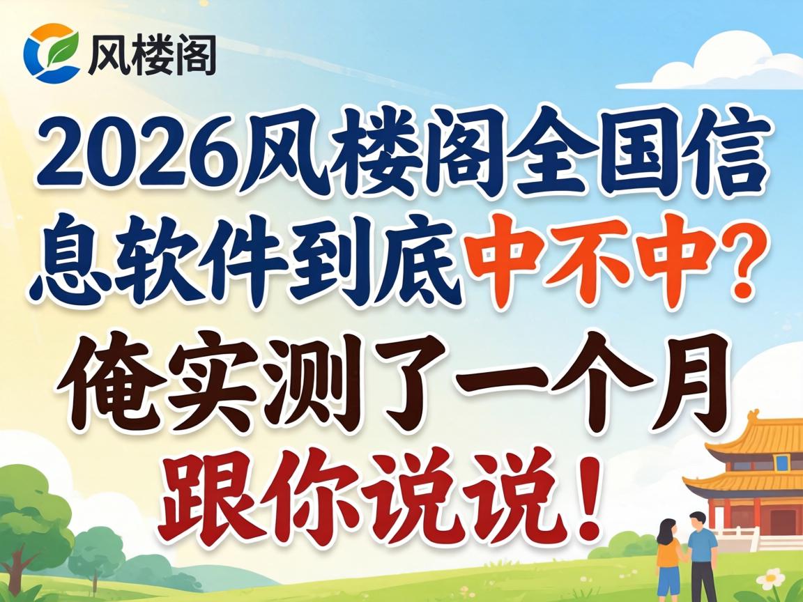 2026风楼阁全国信息软件到底中不中?俺实测了一个月跟你说说!