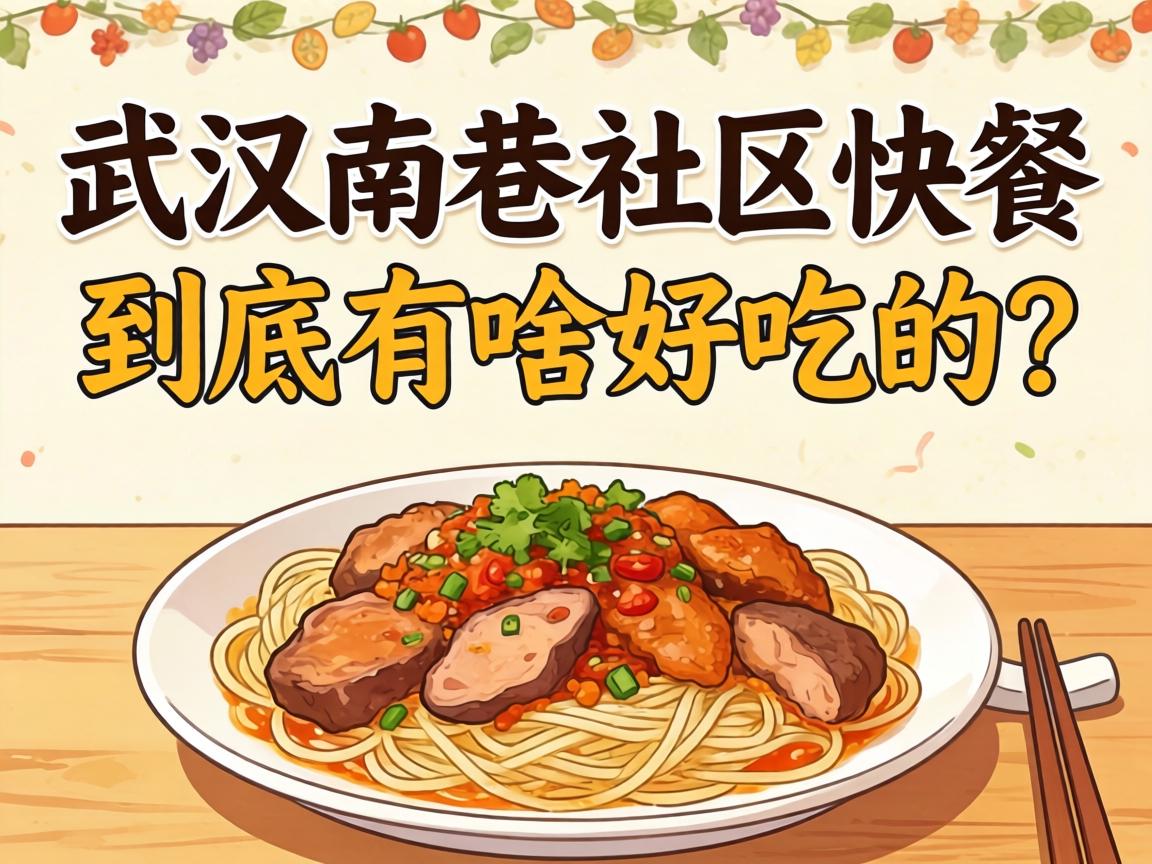 武汉南巷社区快餐究竟有啥好吃的？？