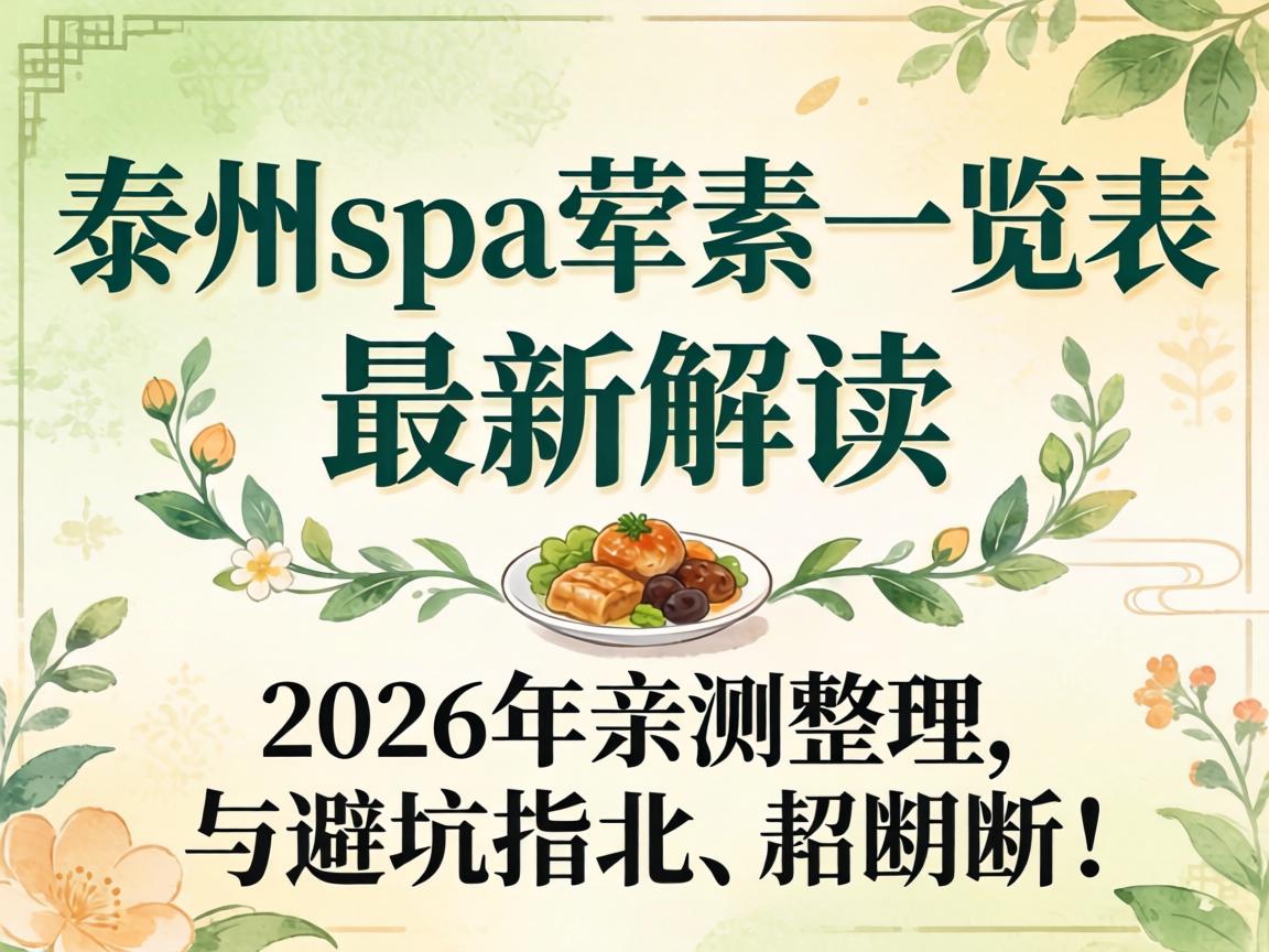 ̩��spa����һ�������½��_2026���ײ�������ܿ�ָ��
