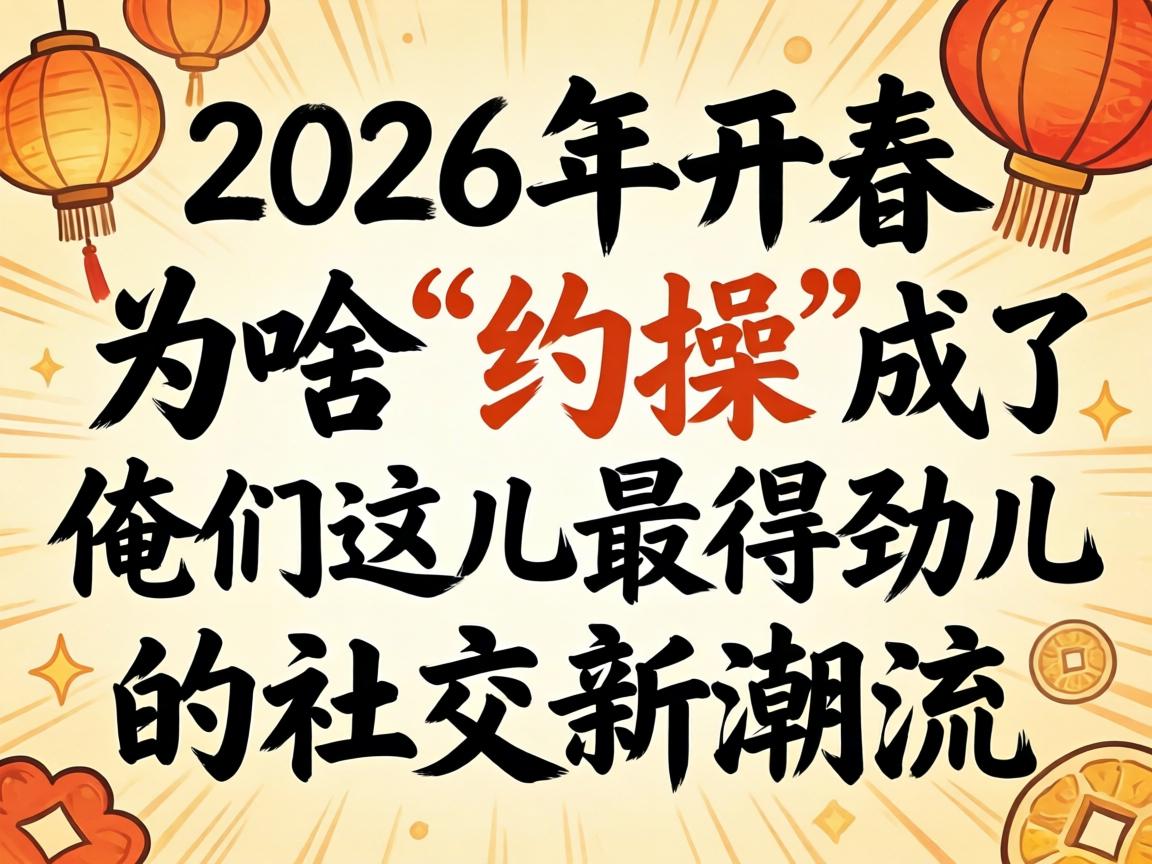 2026年开春，，，为啥“约操”成了俺们这儿最得劲儿的社交新潮流？？？？？