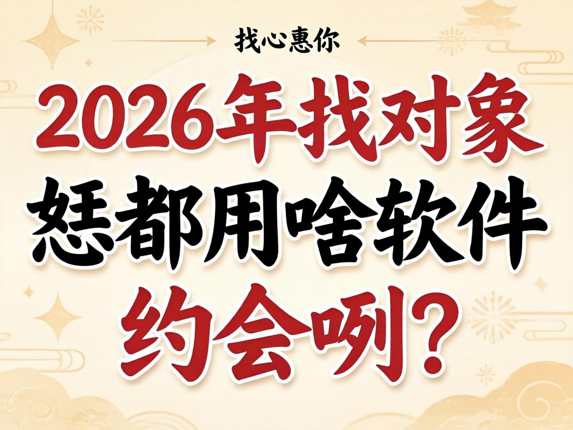 2026年找对象，恁都用啥软件约会咧？