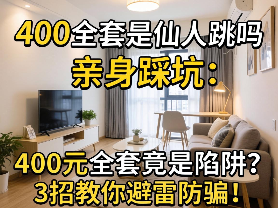 公寓里400全套是神仙跳吗，亲自踩坑：400元全套竟是陷阱？3招教你避雷防骗！