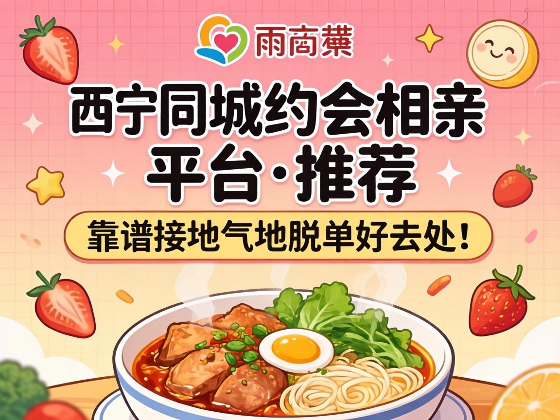 西宁同城约会相亲平台推荐，靠谱接地气的脱单好去向！