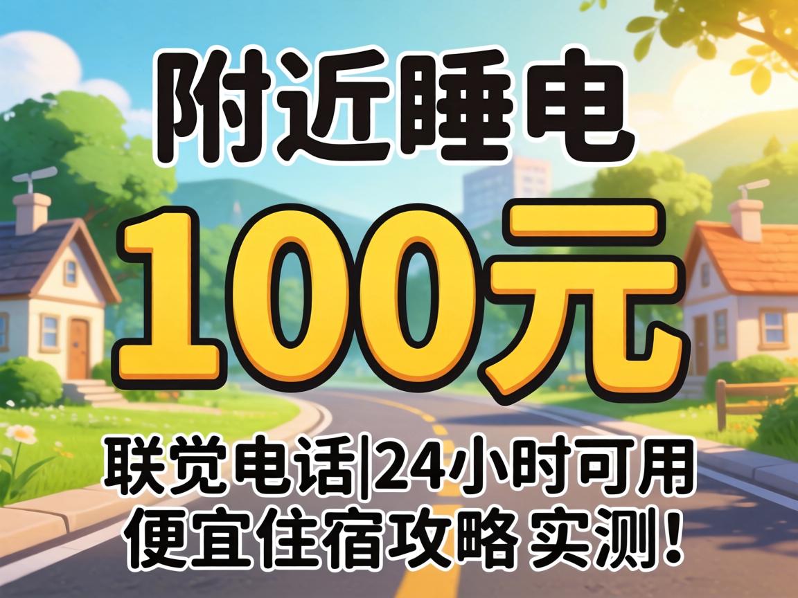 附近100元睡觉联系电话|24小时可用便宜住宿攻略实测