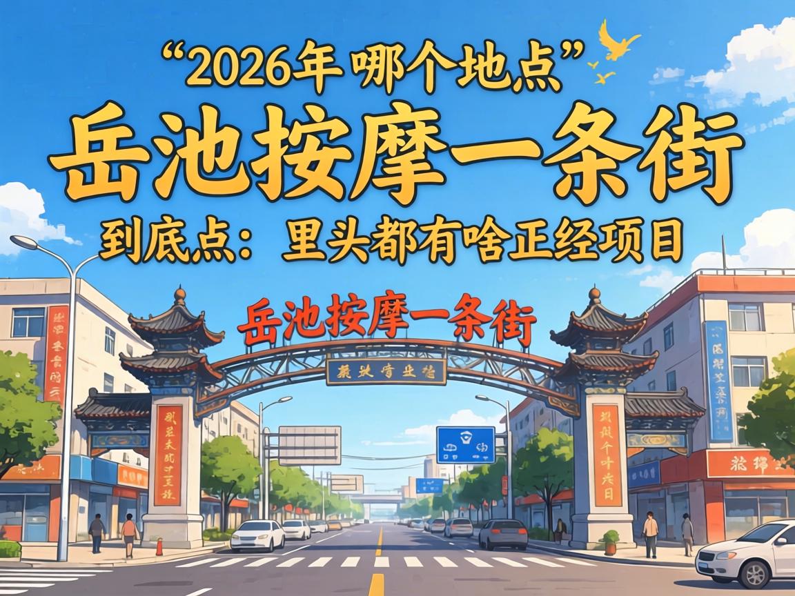在2026年，岳池推拿一条街到底在哪个地位，里头都有啥正经项目？