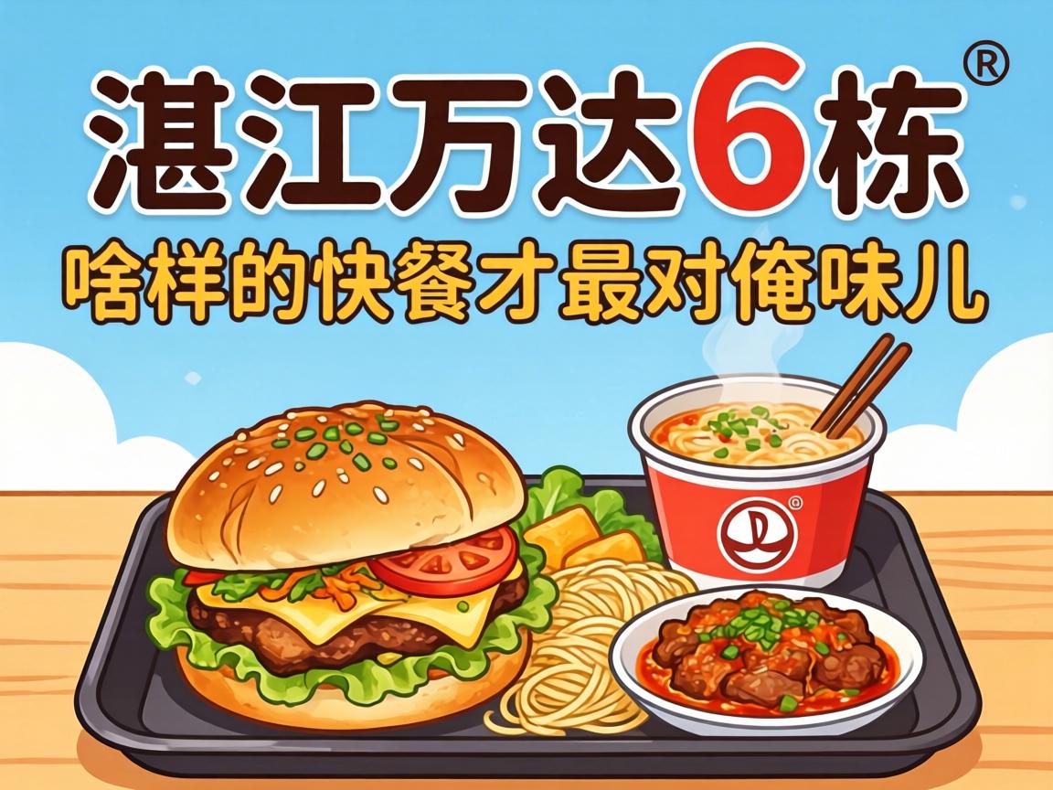 在湛江万达6栋，啥样的快餐才最对俺的味儿？