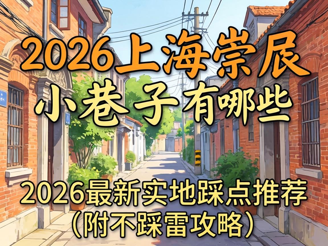 2026上海崇明小巷子有哪些_2026最新实地踩点推荐(附不踩雷攻略)