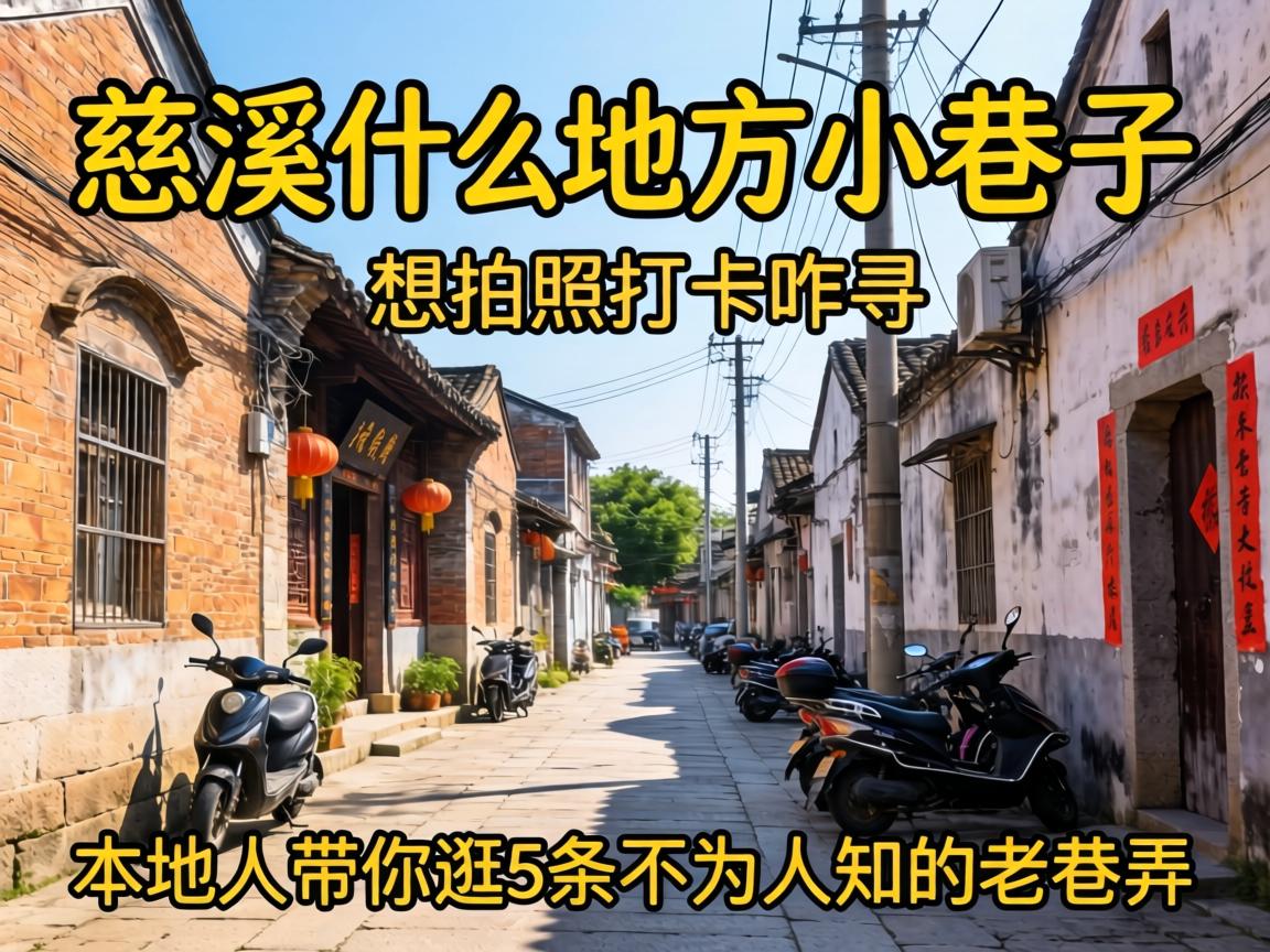 慈溪什么地方有小巷子，想拍照打卡咋寻？本地人带你逛5条不为人知的老巷弄