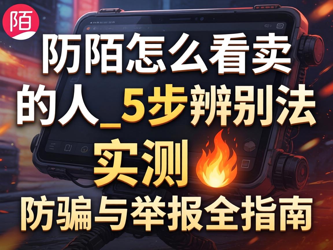 陌陌怎么看卖的人_5步分辨法实测?防骗与举报全指南