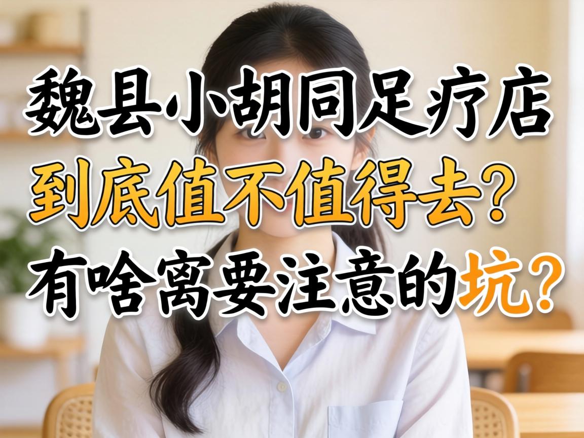 魏县幼胡同足疗店到底值不值得去？有啥必要把稳的坑？